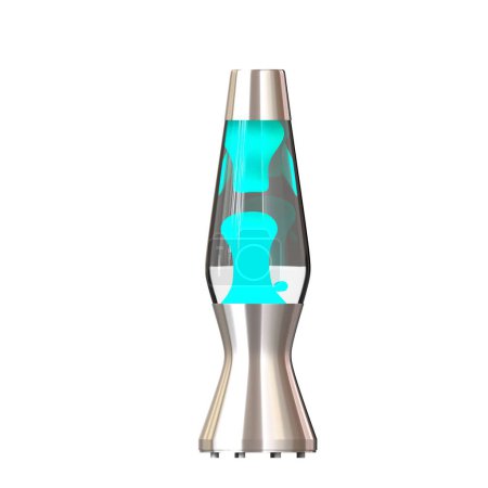 Photo for Modern lava lamp isolated on a white background - Royalty Free Image