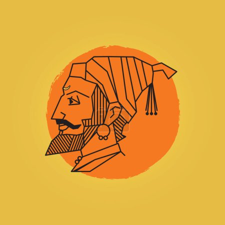 Photo for Image of The Great Warrior Shivaji Shahaji Bhosale - Royalty Free Image