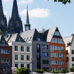 Koln, Germany july 2022 - Landscape of the city and streets