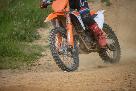 Photo for Dordogne, France May 1 2023 : Thrills Unleashed The High-Octane World of Motocross - Royalty Free Image