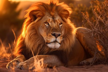 Téléchargez les photos : A Capturing the Wild: Stunning Portrayals of Animals in Their Natural Habitats. Illustration 3D - en image libre de droit