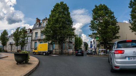 Photo for At Perigueux, Dordogne, France June 05 2023 : Navigating City Life: An Examination of Transport Systems and Traffic Circulation - Royalty Free Image