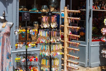 Photo for Sarlat, France August 07 2023 : Capturing Moments: Tourist Souvenir Shop in Sarlat. - Royalty Free Image