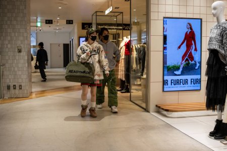 Photo for Tokyo, Japan, 29 October 2023 : Entrance of FURFUR store showcasing stylish urban wear - Royalty Free Image