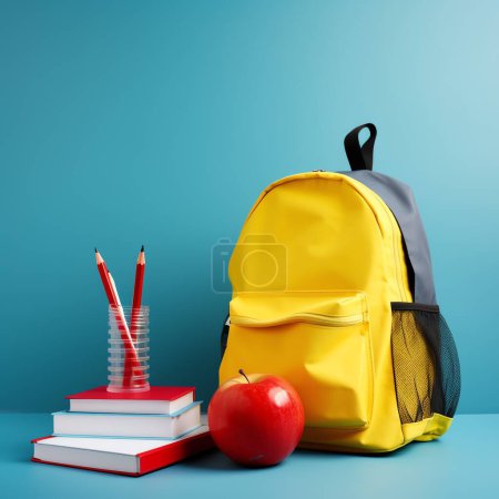 Photo for Back to school background with copy space - Royalty Free Image