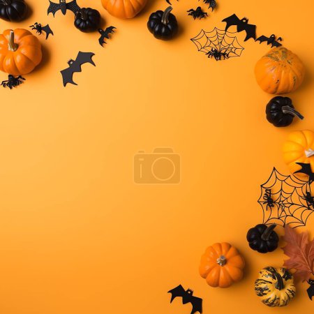 Photo for Halloween concept background with copy space - Royalty Free Image