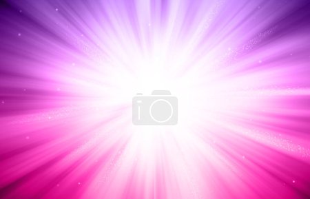 Téléchargez les photos : Violet et rose rayons scintillants lumières avec bokeh spectacle élégant sur fond abstrait scène. Poussière étincelles fond. - en image libre de droit