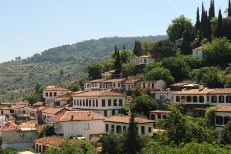 Algunas de las casas tradicionales en la ciudad de Sirince, provincia de Izmir, Turquía 2022