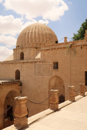 The dome, cupola of the Sultan Isa Medrese, Madrasa, Zinciriye Medrese in the old town of Mardin, Turkey 2022