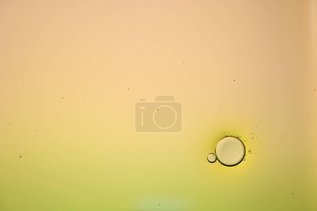 Photo for Oil and water do not mix, gradation - Royalty Free Image