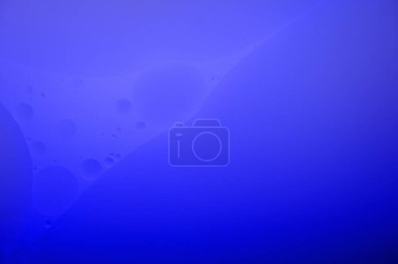 Photo for Oil and water do not mix, blue - Royalty Free Image