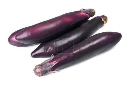 There are eggplants lined up 01