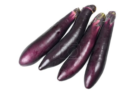 There are eggplants lined up 02