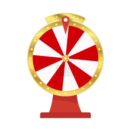 Foto de Spinning wheel games, fortune spinning wheel for online promotion events - Imagen libre de derechos