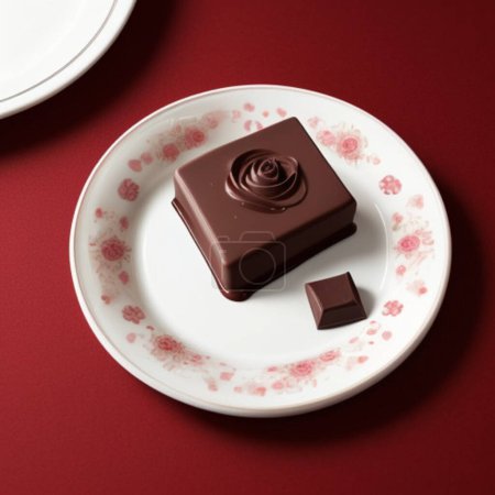 Téléchargez les photos : Laissez-vous tenter par la douceur, savourer le moment : Célébrer la Journée du chocolat à chaque bouchée décadente - en image libre de droit