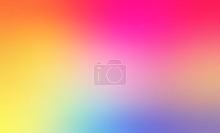 Multicolored Soft Gradient - Polychromatic Background Illustration - Colorful and Contrasting Wallpaper
