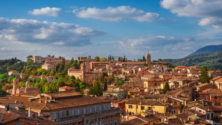 Skyline des historischen Zentrums von Perugia