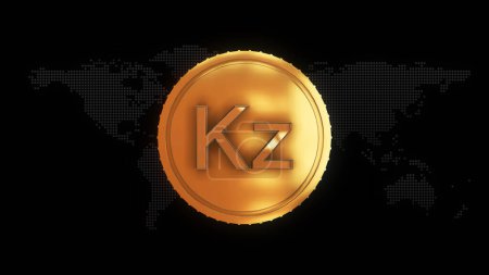 Golden Angolan kwanza Currency symbol golden Angolan kwanza currency sign