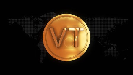 Golden Vanuatu vatu Currency symbol golden Vanuatu vatu currency sign