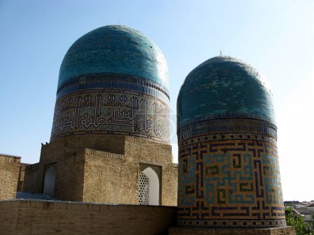 Photo for Shah-i-Zinda (meaning "The Living King") is a necropolis in the north-eastern part of Samarkand, Uzbekistan. - Royalty Free Image