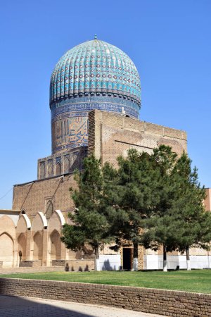 Photo for The Bibi-Khanym Mosque is one of the most important monuments of Samarkand, Uzbekistan - Royalty Free Image