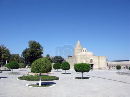 Photo for Chashma-Ayub Mausoleum is located near the Samani Mausoleum, in Bukhara, Uzbekistan - Royalty Free Image