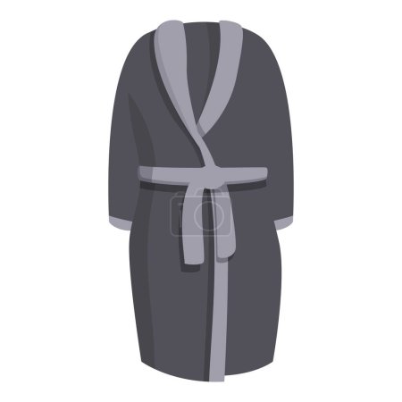 Illustration for Dressing gown icon cartoon vector. Woman robe. Fashion apparel - Royalty Free Image