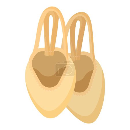 Illustration for Studio athletic training icon cartoon vector. Gymnastics shoes. Horse sport - Royalty Free Image