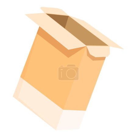 Illustration for Garbage waste sorting icon cartoon vector. Ecology organic. Reuse can - Royalty Free Image