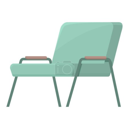 Illustration for Cushion chair icon cartoon vector. Residence comfort. Home disaster - Royalty Free Image