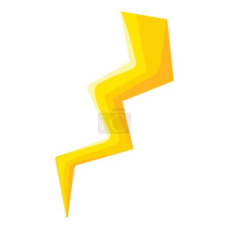 Arrow bolt icon cartoon vector. Storm speed power. Thunder fuel light