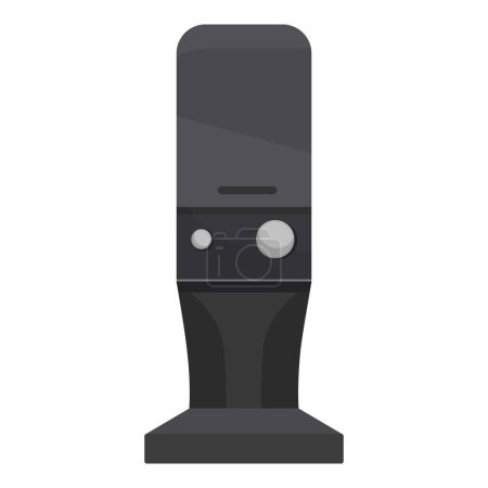 Schreibtisch-Stereo-Lautsprecher-Symbol Cartoon-Vektor. Gerätewiedergabe. Tontheaterverstärker