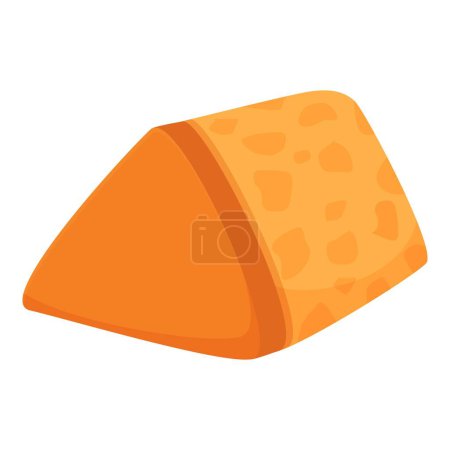 Party bread croutons icon cartoon vector. Load snack. Value mini grain