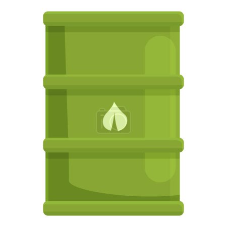 Téléchargez les illustrations : Biomasse source plante icône dessin animé vecteur. Refusez naturel. Puissance résiduelle - en licence libre de droit