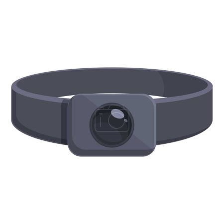 Action camera move icon cartoon vector. Runner start gym. Sport workout