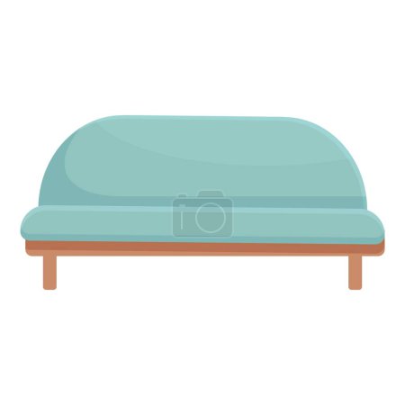 Simple sofá tienda icono vector de dibujos animados. Diseño de muebles. Nuevo modelo de oficina