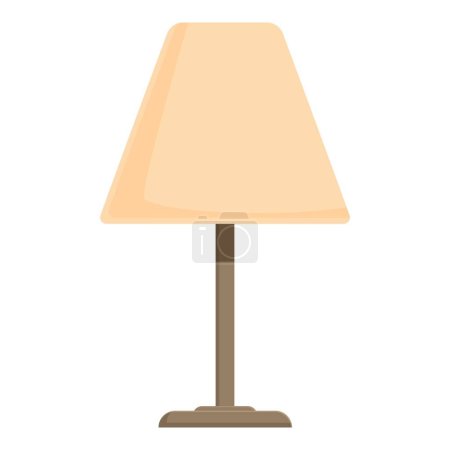 Desk classic night lamp icon cartoon vector. Online discount. Furniture store