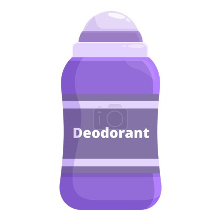 Violet deodorant style icon cartoon vector. Care skin cosmetics. Treatment skin cream