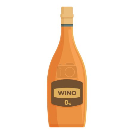 Wine product drink icon cartoon vector. Object advice. Healthy fluid