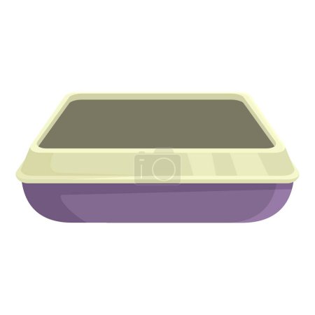Vector illustration of a sealed plastic food container with a transparent lid