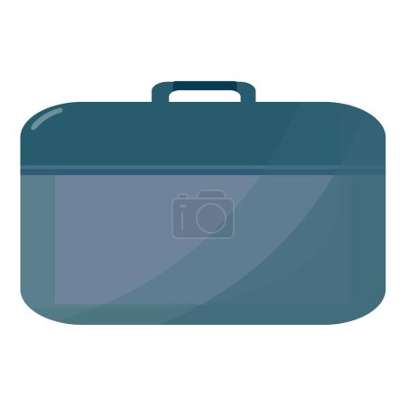Ilustración profesional de diseño plano moderno de un icono de maletín de negocios moderno en formato vectorial con un simple. Elegante. Y el diseño elegante