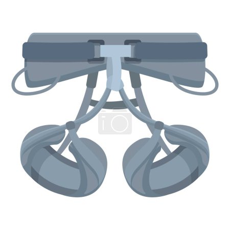 Flache Design-Ikone für stilvolle graue Ferngläser, die die Erforschung und Überwachung im Freien repräsentieren