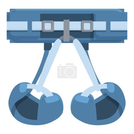Ilustración vectorial de un componente de máquina de garra robótica azul utilizado en juegos de arcade