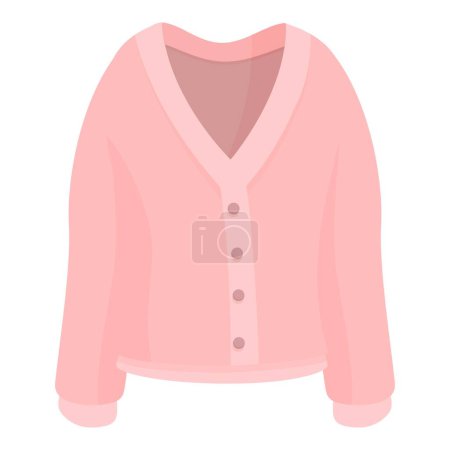 Pink cardigan with buttons is giving a cozy and stylish look, perfect for fashion and apparel projects
