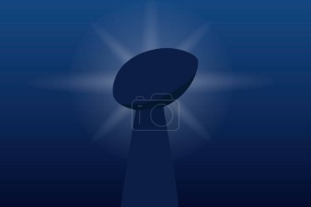 Ilustración de Super Bowl Copa de fútbol americano, premio, ilustración - Imagen libre de derechos
