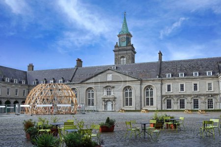 Photo for Royal Hospital, Kilmainham, built in the 17th century, now used by the Irish Museum of Modern Art - Royalty Free Image