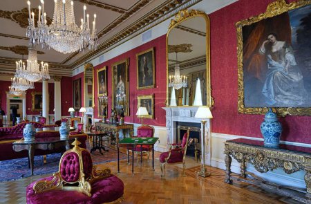 Photo for Elegant formal drawing room in Dublin Castle - Royalty Free Image