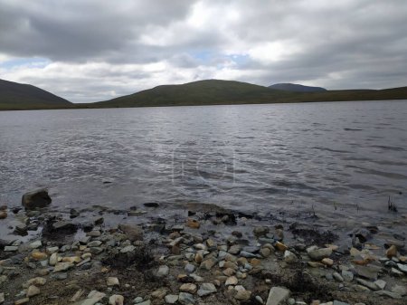 Photo for Spelga Dam water reservoir, Northern Ireland - Royalty Free Image