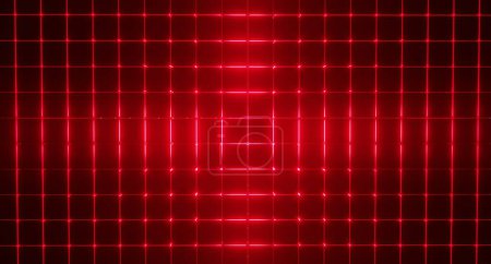 Photo for Red neon background, vector illustration - Royalty Free Image