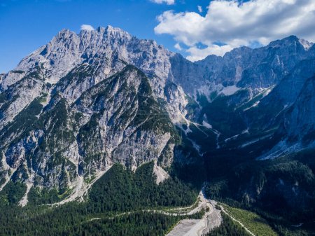 Photo for Scenic aerial shot of Val Dogna mountain, Italy - Royalty Free Image